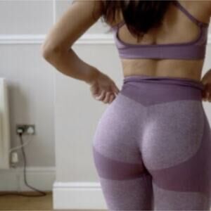 NWOT DoYouEven Purple Impact Seamless Leggings!